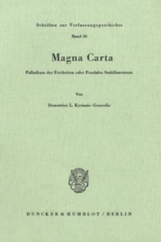 Βιβλίο Magna Carta. Demetrios L. Kyriazis-Gouvelis