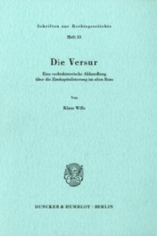 Könyv Die Versur. Klaus Wille