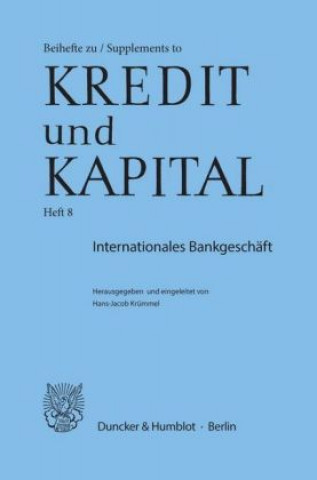 Könyv Internationales Bankgeschäft. Hans-Jacob Krümmel