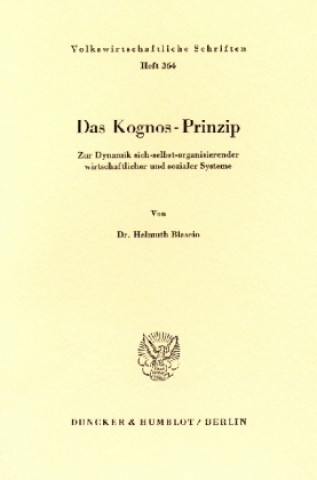 Carte Das Kognos-Prinzip. Helmuth Blaseio