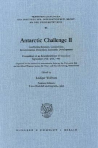 Kniha Antarctic Challenge II. Rüdiger Wolfrum