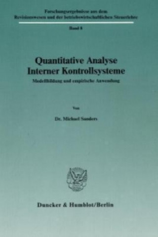 Carte Quantitative Analyse Interner Kontrollsysteme. Michael Sanders