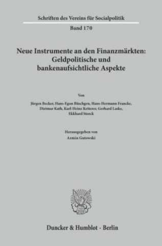 Carte Neue Instrumente an den Finanzmärkten. Armin Gutowski