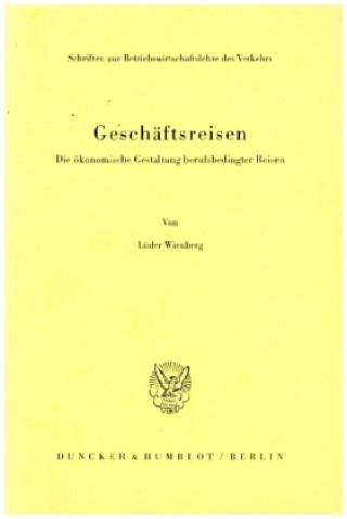 Libro Geschäftsreisen. Lüder Wienberg