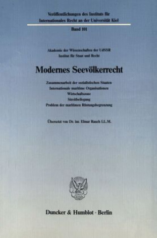 Book Modernes Seevölkerrecht. Marklen Ivanovic Lazarev