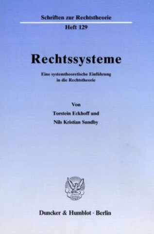 Книга Rechtssysteme. Torstein Eckhoff