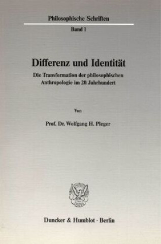 Buch Differenz und Identität. Wolfgang H. Pleger