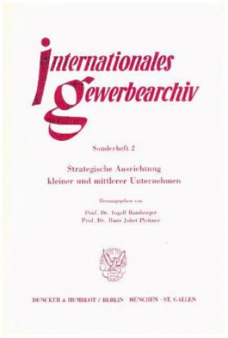 Buch Strategische Ausrichtung kleiner und mittlerer Unternehmen. Ingolf Bamberger