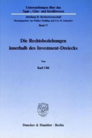 Carte Die Rechtsbeziehungen innerhalb des Investment-Dreiecks. Karl Ohl