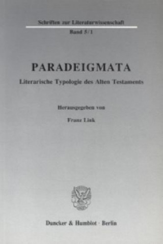 Книга Paradeigmata. Franz Link