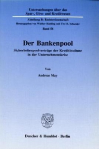 Könyv Der Bankenpool. Andreas May