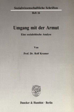 Knjiga Umgang mit der Armut. Rolf Kramer