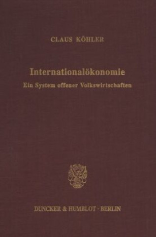 Carte Internationalökonomie. Claus Köhler