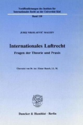 Carte Internationales Luftrecht. Juri Nikolaevic Maleev
