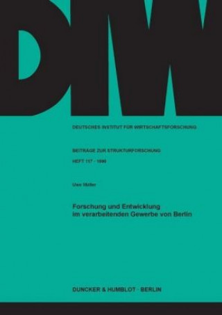 Carte Forschung und Entwicklung im verarbeitenden Gewerbe von Berlin. Uwe Müller