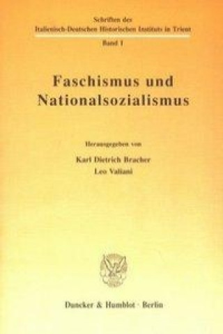 Książka Faschismus und Nationalsozialismus. Karl Dietrich Bracher