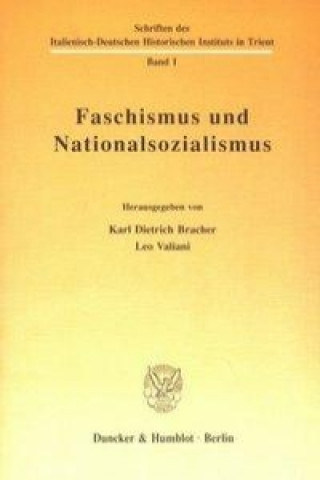 Kniha Faschismus und Nationalsozialismus. Karl Dietrich Bracher