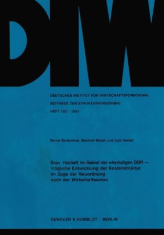 Carte Bauwirtschaft im Gebiet der ehemaligen DDR - Bernd Bartholmai