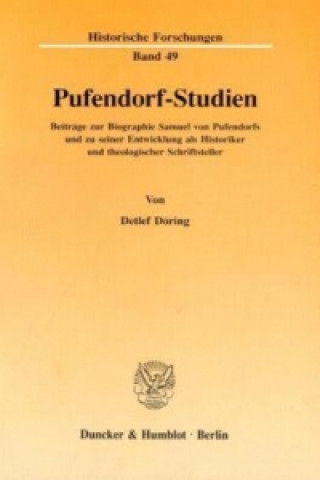 Book Pufendorf-Studien. Detlef Döring