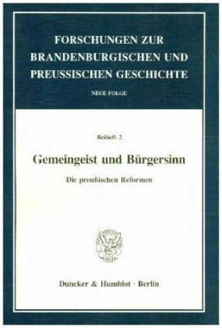 Książka Gemeingeist und Bürgersinn. Bernd Sösemann