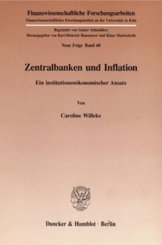 Kniha Zentralbanken und Inflation. Caroline Willeke