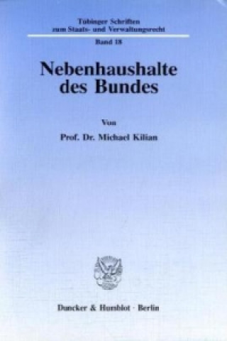 Kniha Nebenhaushalte des Bundes. Michael Kilian