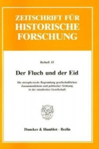 Книга Der Fluch und der Eid. Peter Blickle