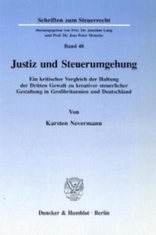 Könyv Justiz und Steuerumgehung. Karsten Nevermann