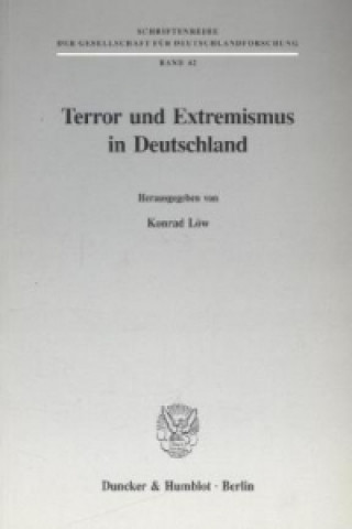 Carte Terror und Extremismus in Deutschland. Konrad Löw