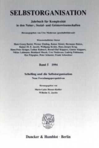 Book Schelling und die Selbstorganisation Marie-Luise Heuser-Keßler