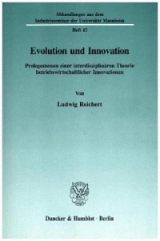 Book Evolution und Innovation. Ludwig Reichert