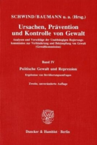 Carte Ursachen, Prävention und Kontrolle von Gewalt. Hans-Dieter Schwind
