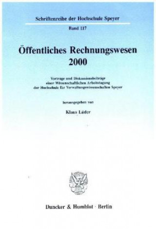 Könyv Öffentliches Rechnungswesen 2000. Klaus Lüder