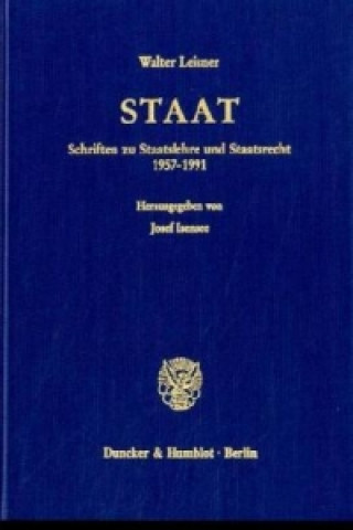 Kniha Staat. Walter Leisner