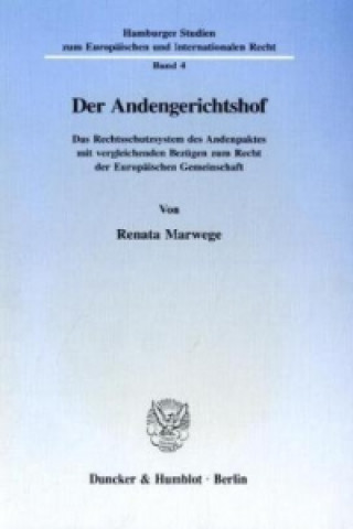 Book Der Andengerichtshof. Renata Marwege