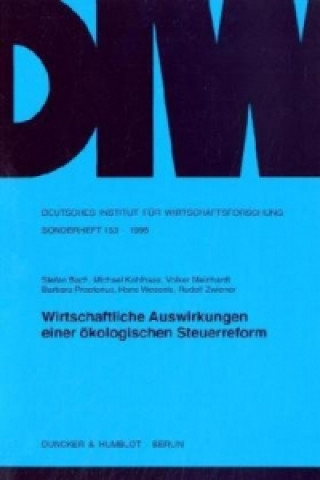 Carte Wirtschaftliche Auswirkungen einer ökologischen Steuerreform. Stefan Bach