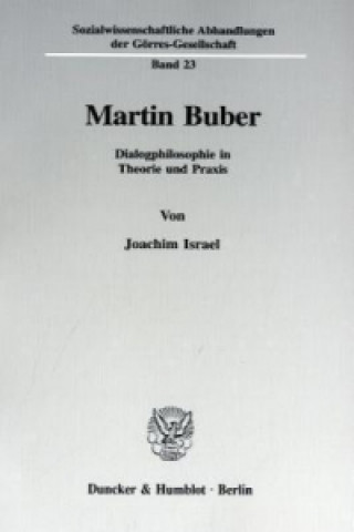 Kniha Martin Buber. Joachim Israel