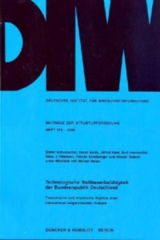 Kniha Technologische Wettbewerbsfähigkeit der Bundesrepublik Deutschland. Dieter Schumacher