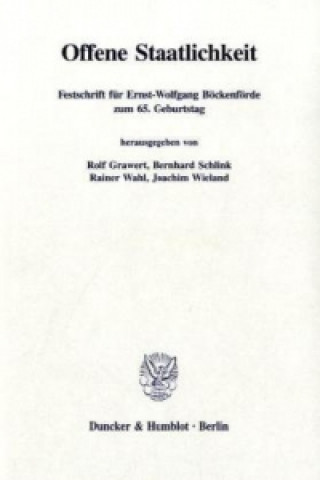 Книга Offene Staatlichkeit. Rolf Grawert