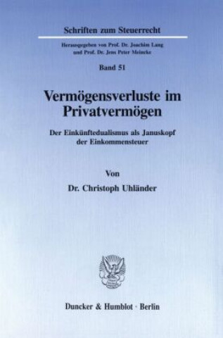 Buch Vermögensverluste im Privatvermögen. Christoph Uhländer