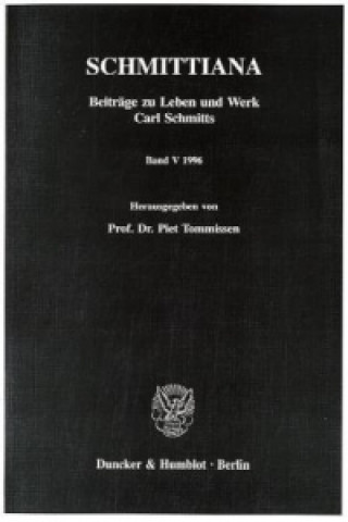 Książka SCHMITTIANA.. Bd.5 Piet Tommissen