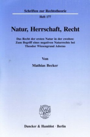 Carte Natur, Herrschaft, Recht. Mathias Becker