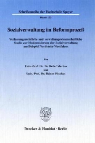 Kniha Sozialverwaltung im Reformprozeß. Detlef Merten