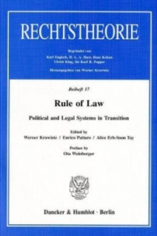 Könyv Rule of Law Werner Krawietz