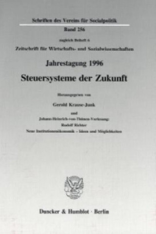 Book Steuersysteme der Zukunft. Gerold Krause-Junk