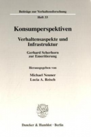 Kniha Konsumperspektiven. Michael Neuner
