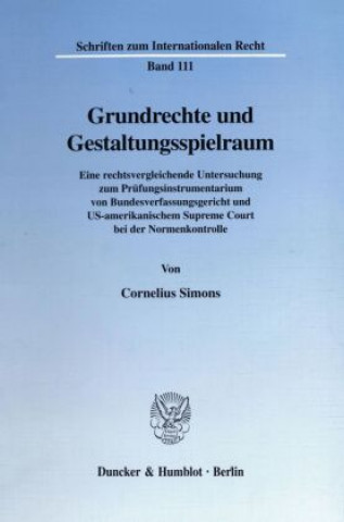 Carte Grundrechte und Gestaltungsspielraum. Cornelius Simons