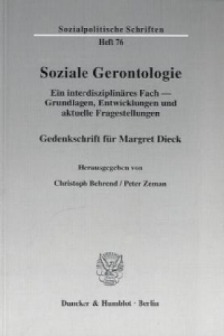 Carte Soziale Gerontologie. Christoph Behrend