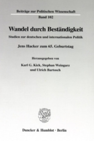 Kniha Wandel durch Beständigkeit. Karl G. Kick
