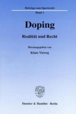 Könyv Doping. Klaus Vieweg